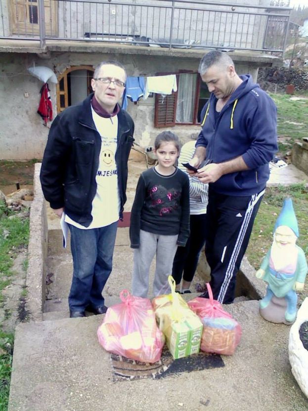 Distribution  of food product packages in Bingo –Čitluk
