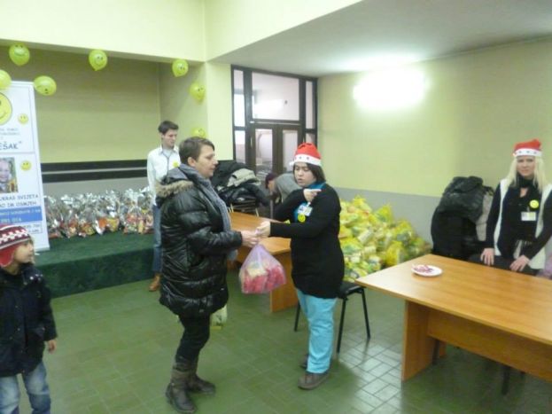 Distribution of the New Year’s packages and small packages 2013/14
