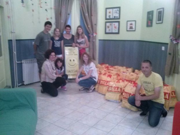 Donation to Children home PULA
