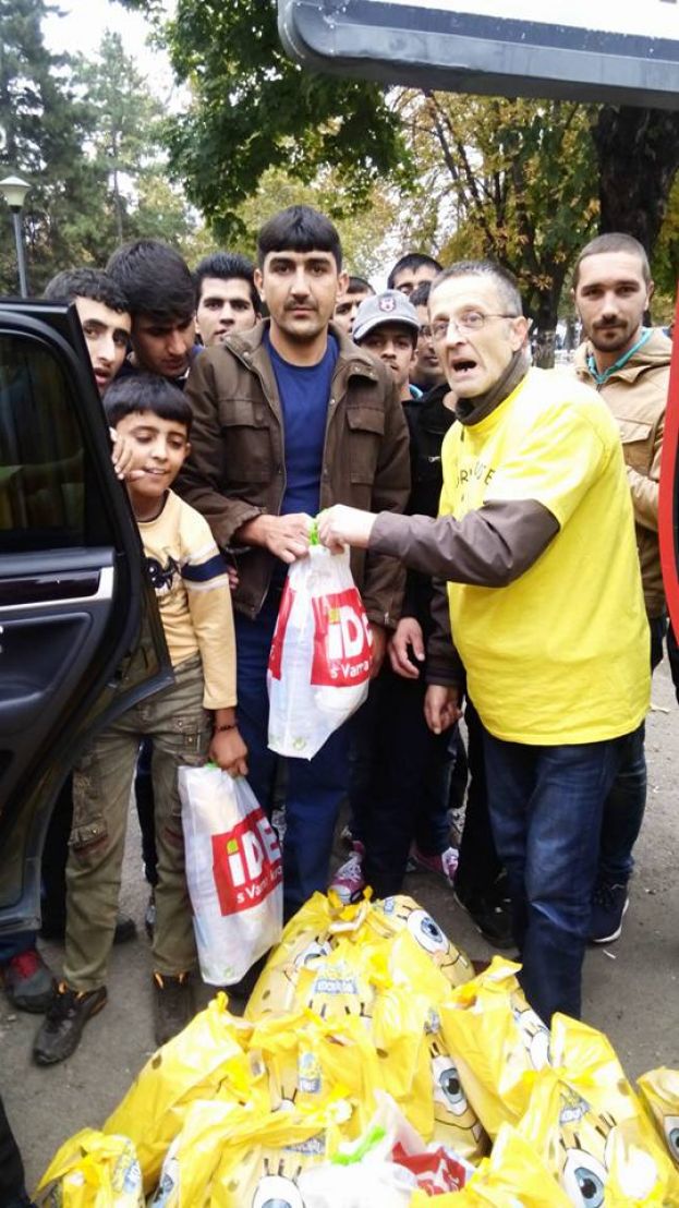 Visited refugees from Syria who were in Belgrade